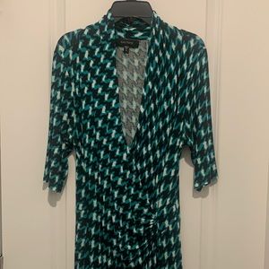 Karen Kane Cascade Wrap Dress